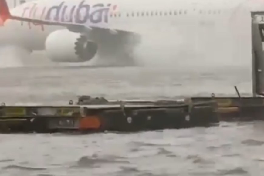 فيديو مرعب من مطار دبي