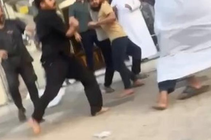 مشاجرة جماعية عنيفة بين مقيمين في السعودية بينهم من الجنسية اليمنية