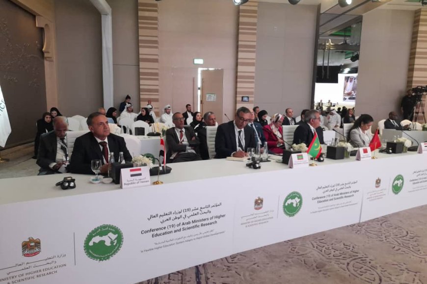 رئيس جامعة عدن يشارك في اجتماع لجنة الخبراء في المؤتمر الـ19 لوزراء التعليم العالي في الإمارات