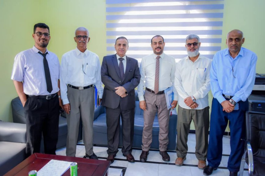 جامعة عدن تبحث مجالات التعاون المشترك مع بنك الشمول 