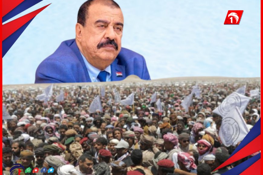 &quot;ضرورة الالتفاف حول (مؤتمر حضرموت الجامع)&quot;!.. اللواء بن بريك يدعو بن حبريش لحضور عرض عسكري