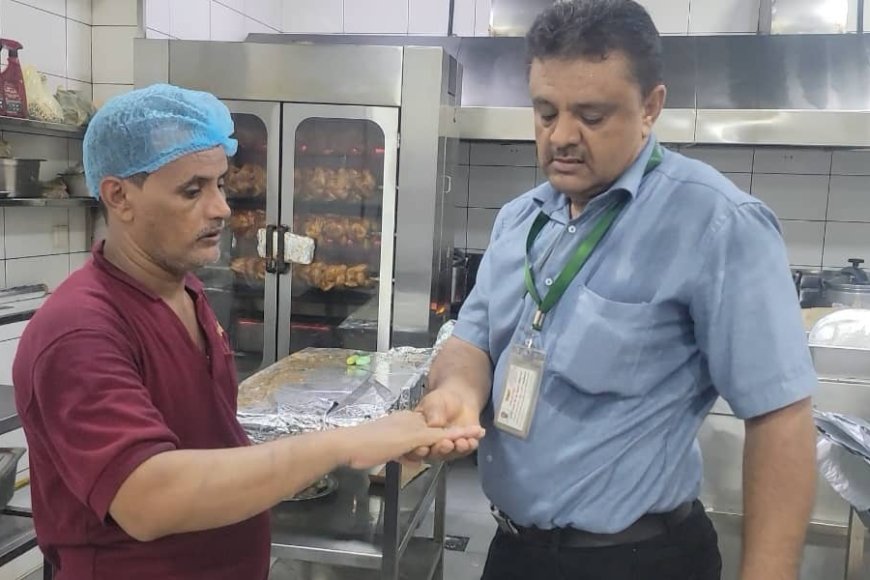 بتوجيهات مدير عام المديرية أحمد الداؤودي..تنفيذ حملة ضبط المطاعم والبوفيهات المخالفة للإشتراطات الصحية في المنصورة