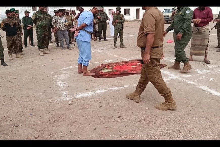 النيابة العامة في لحج تنفذ حكم القصاص الشرعي بحق المدان فضل علي عوض لقتله المجني عليه ناصر محمد حسن شرويط