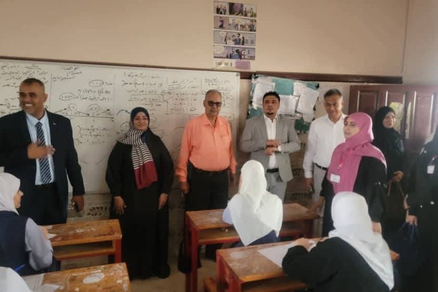تدشين امتحانات الثانوية العامة في المعلا 