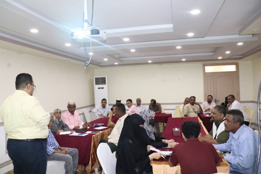 انطلاق دورة تدريبية لبناء قدرات موظفي وزارة الزراعة والري والثروة السمكية في عدن