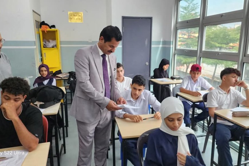 نائب وزير التربية والتعليم يُدشّن اختبارات النقل في المدرسة اليمنية بسلانجور بماليزيا