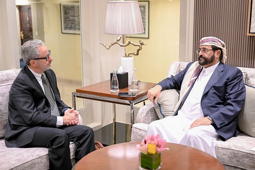العرادة يبحث مع سفير الاتحاد الأوروبي مستجدات الأوضاع في اليمن