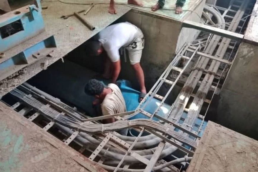 تعرض أنبوب مياه رئيسي  في عدن لكسر في منطقة البرزخ وفرق الصيانة تواصل أعمال الإصلاح