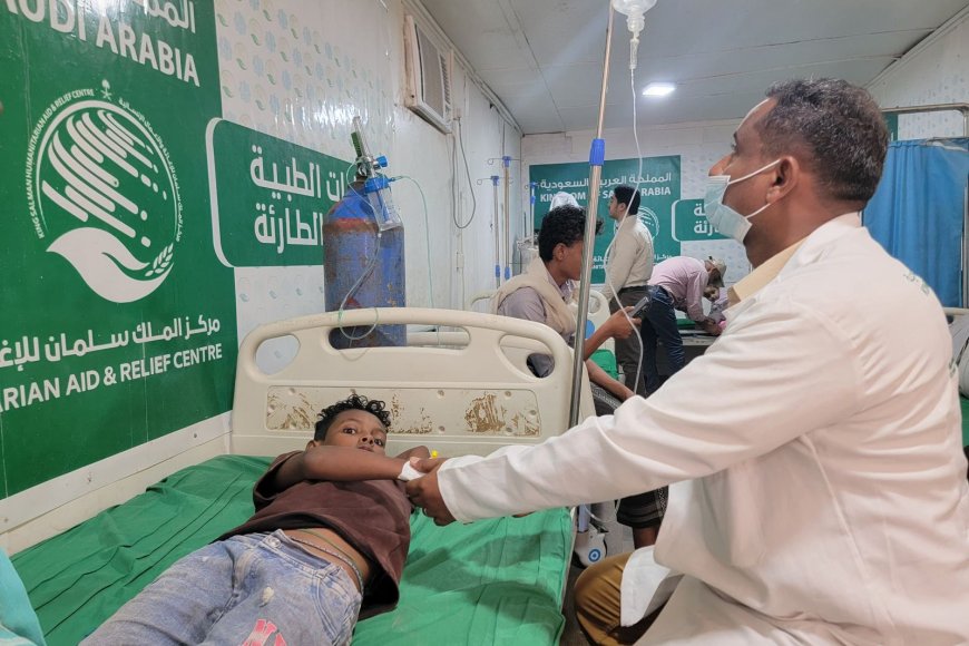 العيادات الطبية التغذوية المتنقلة لمركز الملك سلمان للإغاثة في الخوخة تقدم خدماتها العلاجية لـ (15.364) مستفيدًا خلال شهر مايو الماضي