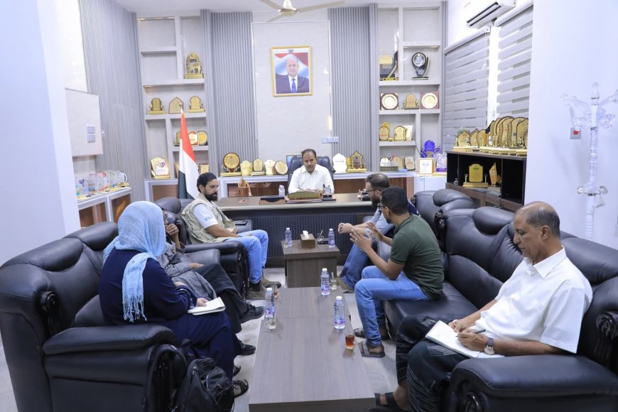 تعاون مشترك بين وكيل حضرموت وبرنامج الغذاء العالمي لتعزيز المياه والزراعة بالوادي والصحراء