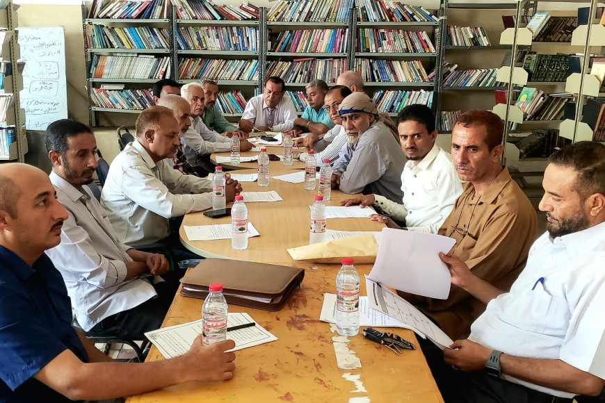 مجلس كلية الضالع الجامعية يناقش ترتيبات العام الأكاديمي الجديد