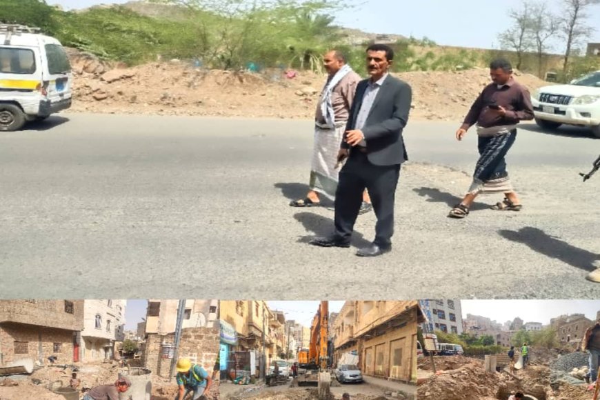 مدير عام &quot;القاهرة&quot; يتفقد مشاريع تأهيل شبكة الصرف الصحي في الروضة وجولة سنان