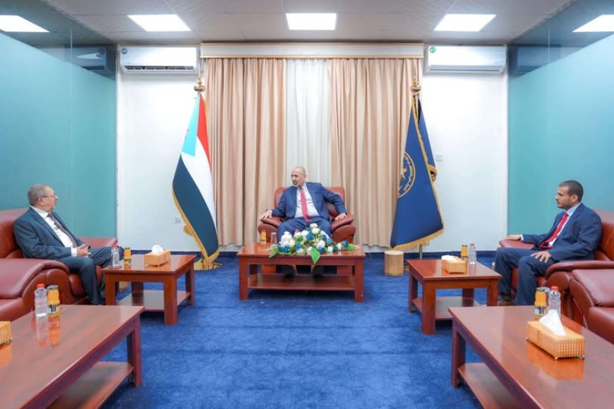 الزُبيدي يؤكد دعمه لإصلاح المنظومة القضائية وتعزيز العدالة في البلاد