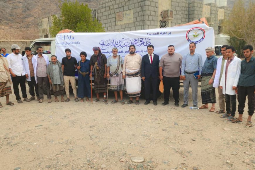 مدير عام مكتب الصحة العامة والسكان بمحافظة البيضاء يقدم الشكر والتقدير للعميد طارق صالح 