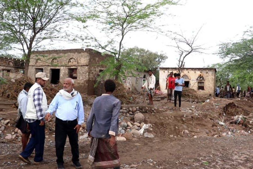 محافظ الحديدة يطلق نداء استغاثة بعد كارثة السيول في المحافظة 