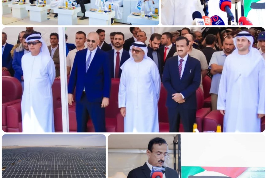 شبوة تضيء من جديد.. الإمارات تدشن محطة شمسية بقدرة 53 ميغاوات