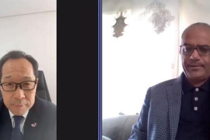 وزير التخطيط يبحث مع السفير الياباني بناء القدرات ودعم البنية التحتية للقطاعات الخدمية والحيوية