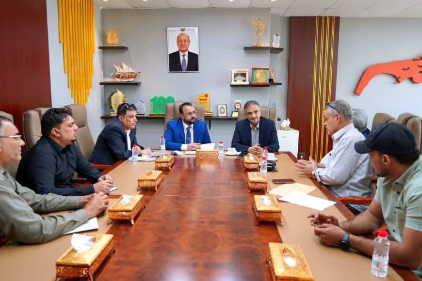 لملس والحريزي يبحثان سُبل معالجة مشكلة الوادي الكبير ومخاطر الصخور في مرتفعات عدن