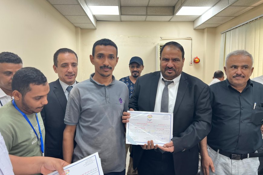 شركة النفط بعدن تختتم دورة تدريبية متخصصة في كهرباء السيارات الحديثة