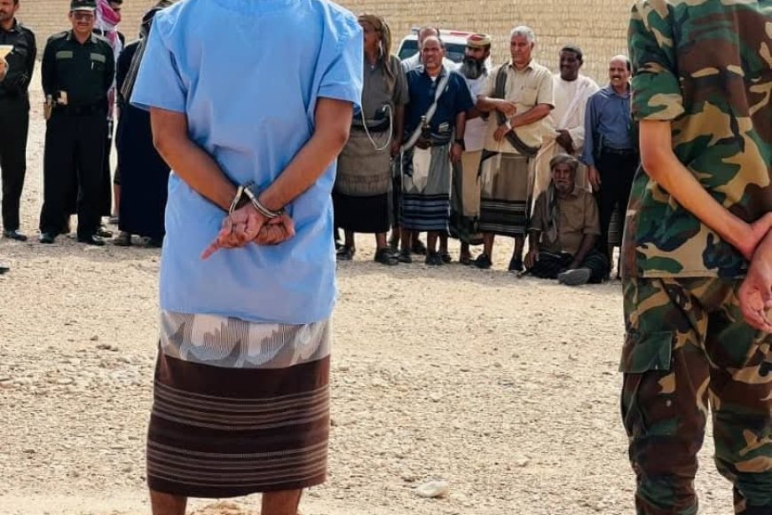 النيابة العامة بمحافظة شبوة تنفذ حكم الإعدام بحق المدان جمال عبد الناصر صالح وهيبان