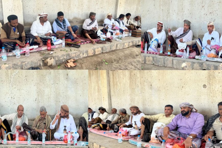 وفد بارز من مشايخ وقيادات تهامة يلتقي محافظ أبين ومدير أمنها