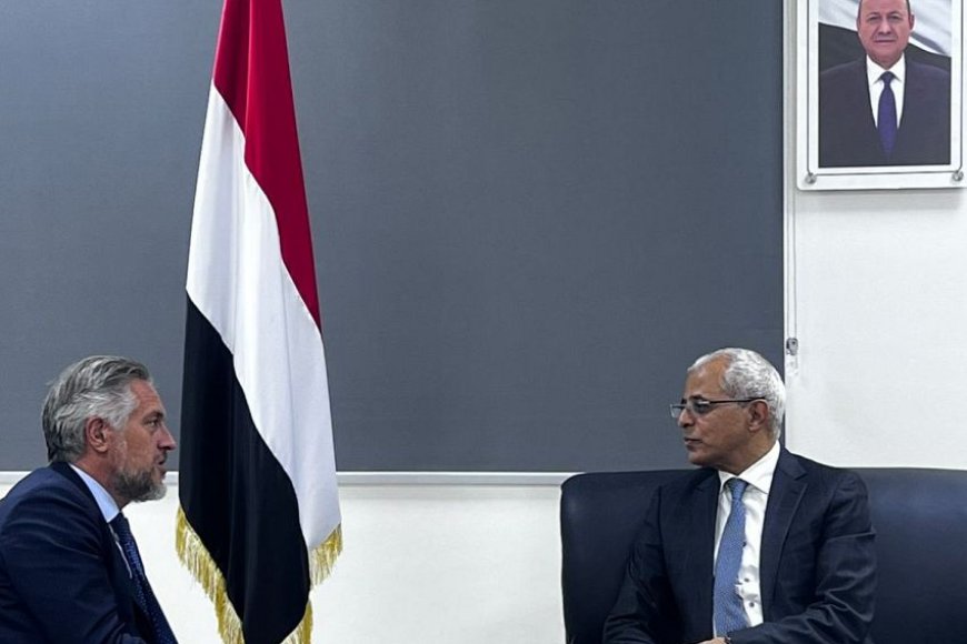 نائب وزير الخارجية يشيد بدعم الاتحاد الأوروبي لليمن ويؤكد أهمية التعاون المشترك