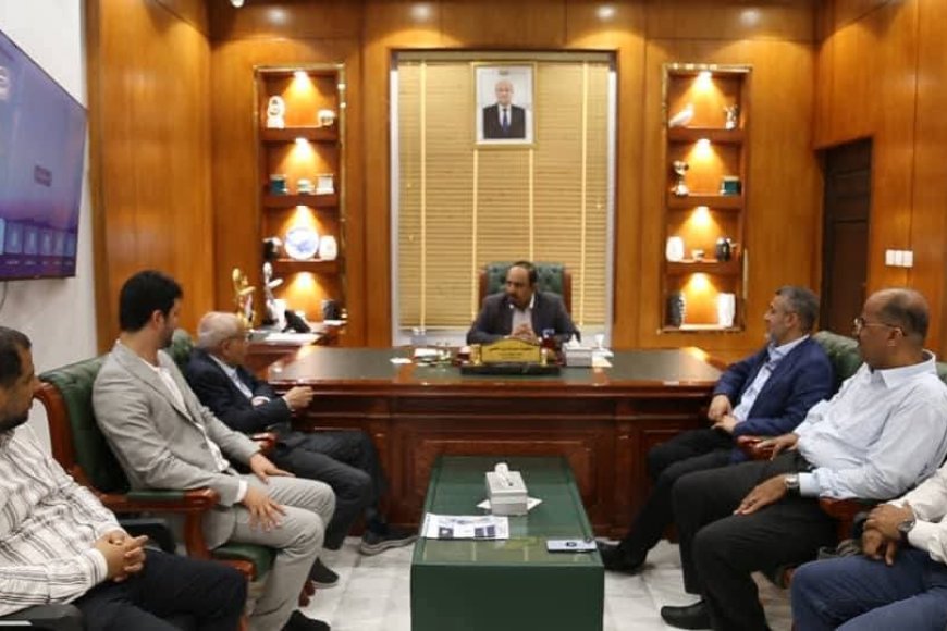 محافظ حضرموت يبحث مع رجل الأعمال عبدالواسع هائل سعيد آفاق توسيع العمل التجاري والصناعي بالمحافظة