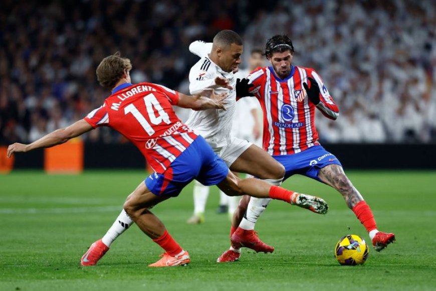 الاعلان عن تشكيلة ريال مدريد و اتليتكو مدريد لمباراة اليوم .
