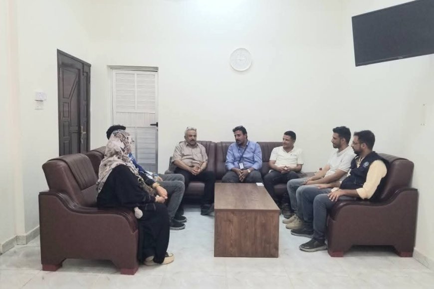 مدير عام مكتب التعليم الفني يلتقي فريقا هندسيا من منظمة الهجرة الدولية لمناقشة دعم المعاهد في عدن