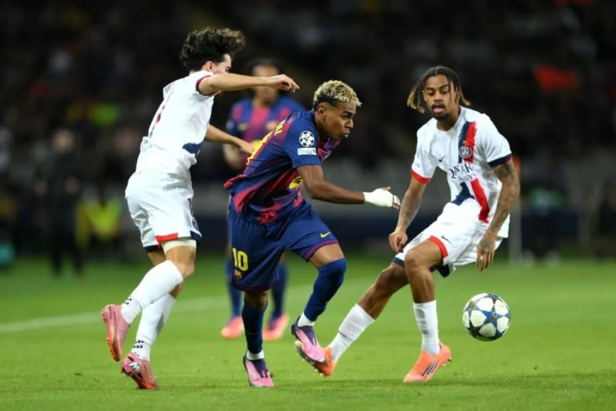 باريس سان جيرمان يقتنص انتصارًا دراماتيكيًا على برشلونة في دوري الأبطال