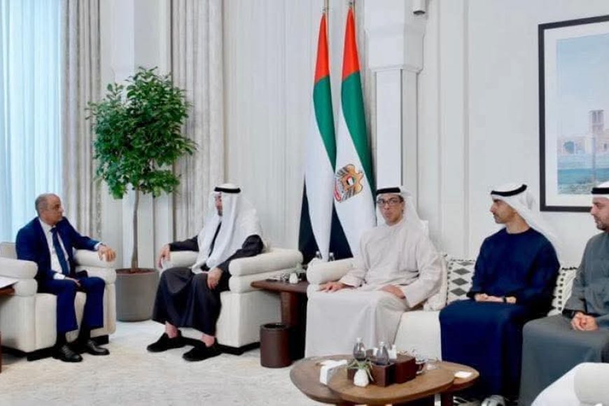 محمد بن زايد يستقبل رئيس الوزراء اليمني لبحث التعاون والأوضاع الإقليمية