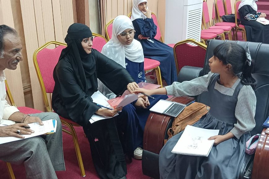 مكتب الثقافة يستقبل الدفعة الثانية من المشاركين في مهرجان الطفل الموهوب بعدن