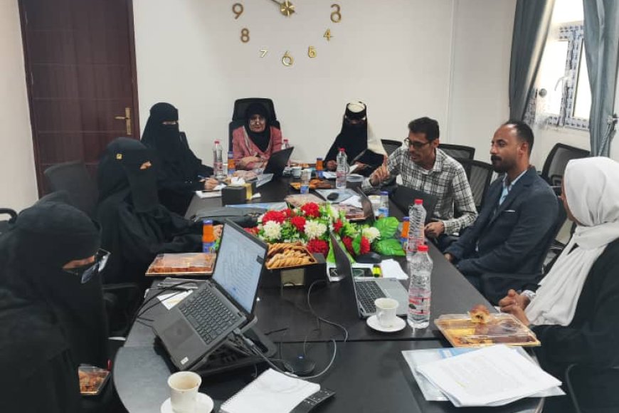 اجتماع مشترك في ديوان الجهاز المركزي للإحصاء لمناقشة منهجية تكوين إطار لوفيات الأمهات عبر الاستعانة بمسح ميزانية الأسرة