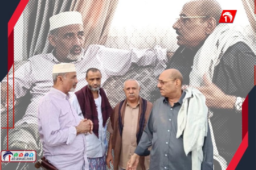 وزير الدفاع الأسبق الصبيحي يستقبل قيادات الصبيحة وعلى رأسهم المجيدي