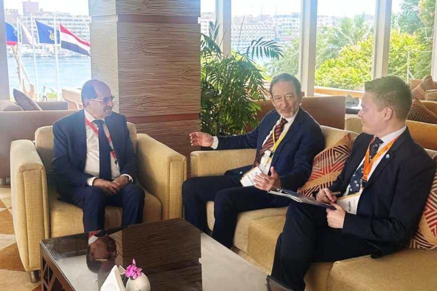 وزير الخارجية يلتقي المبعوث الألماني لدى الأمم المتحدة