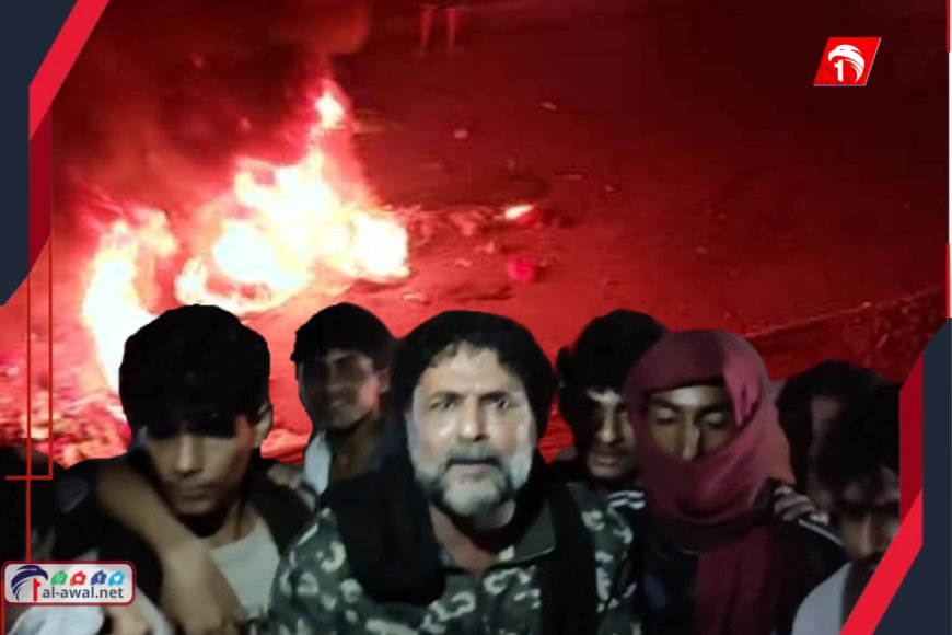 رئيس مجلس المقاومة الجنوبية (أبو همام) من بين حشود المتظاهرين بعدن يدلي بتصريح هام
