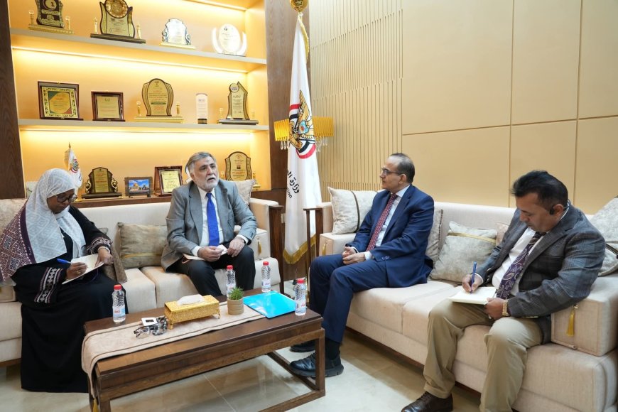وزير الصحة يبحث مع ممثل منظمة الصحة العالمية سبل تعزيز النظام الصحي الوطني