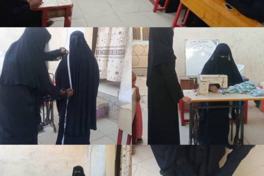 جمعية إكرام التنموية الخيرية بالكود تُقيم دورة تدريبية في مجال الخياطة لـ20 متدربة