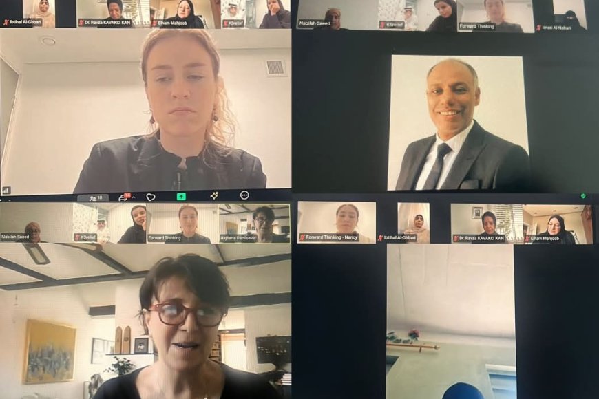 قيادة دائرة المرأة في المجلس الأعلى للمقاومة الشعبية تشارك في منتدى دولي لمناقشة آثار الحرب في اليمن