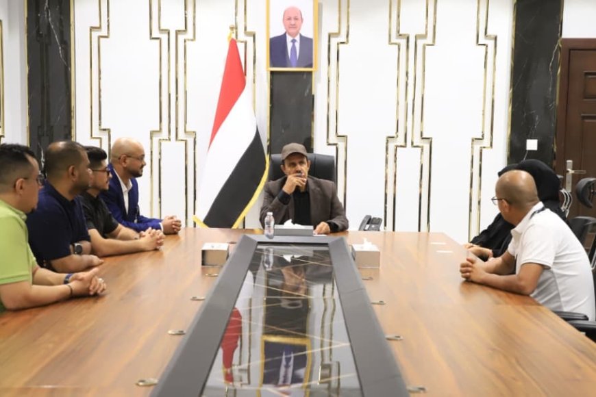 محافظ حضرموت الأستاذ مبخوت بن ماضي يشيد بمشروع &quot;أمن&quot; لتعزيز مكافحة جرائم الابتزاز الإلكتروني