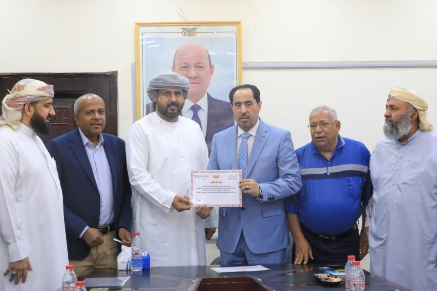 وزارة الشباب والرياضة تمنح نادي التعاون بحضرموت الاعتراف النهائي