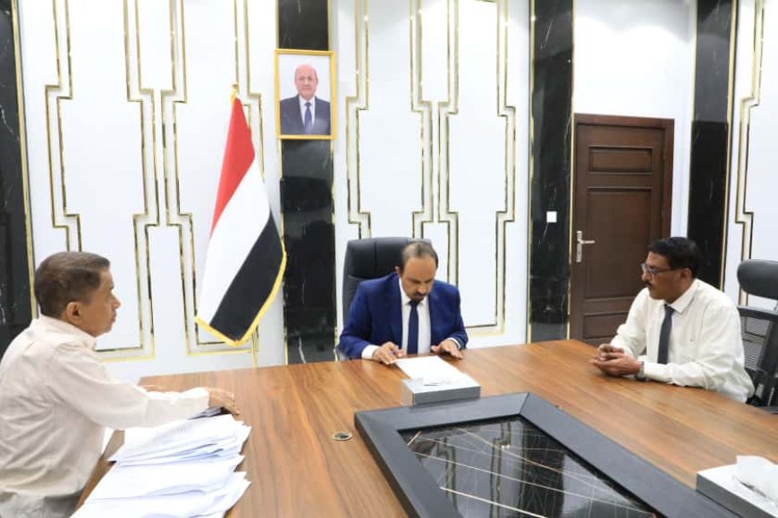 محافظ حضرموت الأستاذ مبخوت بن ماضي يعمّد عددًا من مشاريع البنية التحتية بمديرية تريم