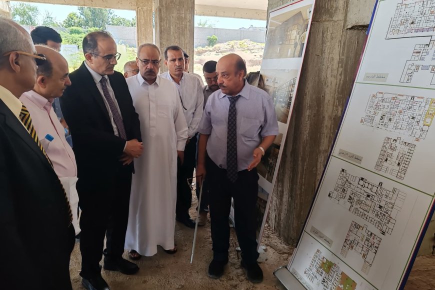 وزير الصحة يطلع على سير الأعمال الإنشائية بمستشفى الأمل للأورام في عدن