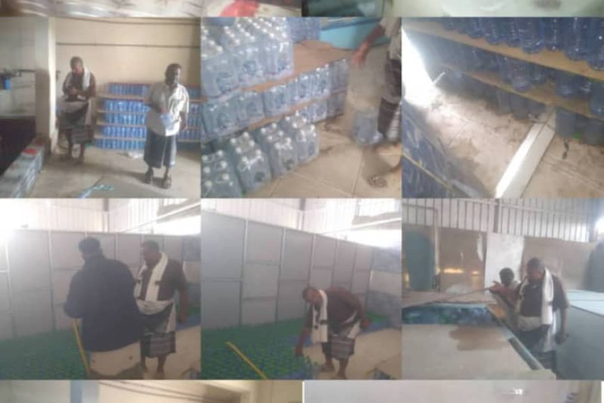 مكتب الأشغال العامة بخنفر ينفذ حملة تفتيش على محطات ومعامل تنقية المياه والثلج