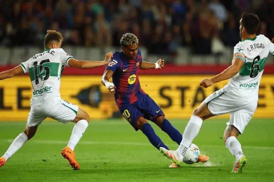 برشلونة يرد بقوة بعد الكلاسيكو.. ثلاثية في شباك إلتشي تُشعل سباق الليغا!