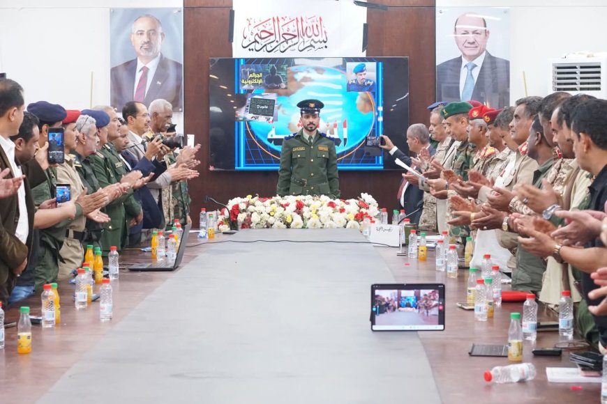 الباحث العقيد صالح باسمير ينال درجة الماجستير من الأكاديمية العسكرية العليا كلية القيادة والأركان بعدن