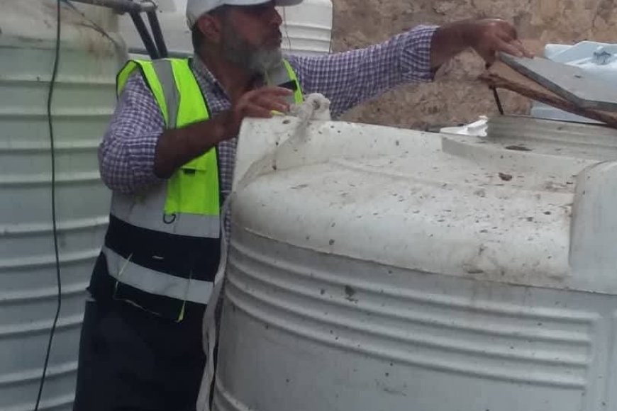 مدير صحة البيئة بصيرة يدعو المواطنين لإغلاق خزانات المياه والحد من تسربها لمكافحة انتشار البعوض