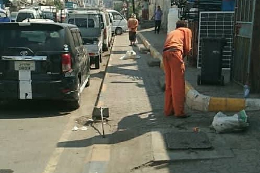 استمرار حملات النظافة في المعلا لتجميل الشوارع والأحياء