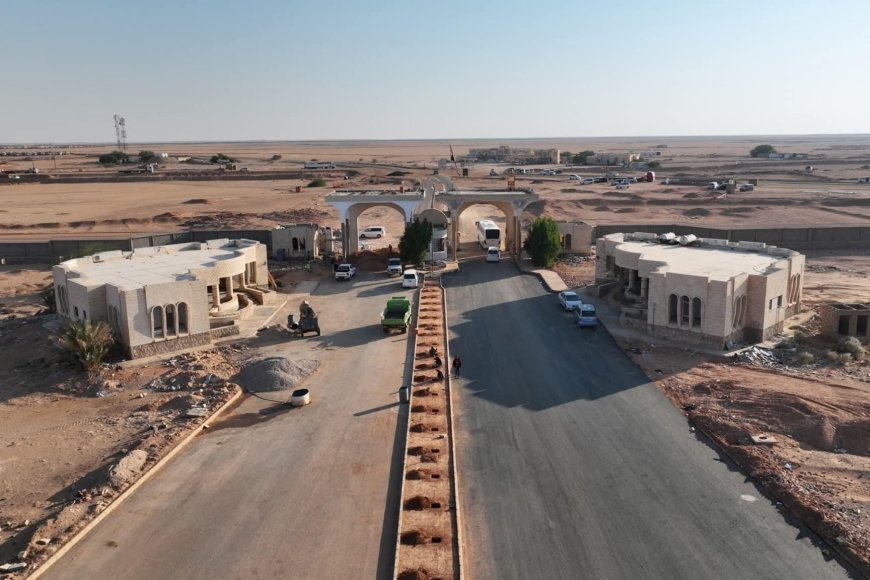 البرنامج السعودي يواصل تطوير منفذ الوديعة الحدودي في حضرموت لتعزيز الاقتصاد المحلي