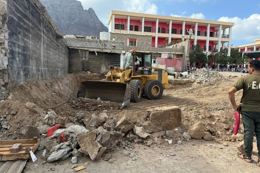 تدشين العمل بإنشاء مبنى متكامل لمحو الأمية وتعليم الكبار في المعلا 